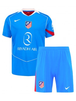 Billige Atletico Madrid Tredjedraktsett Barn 2025-26 Kortermet (+ Korte bukser)